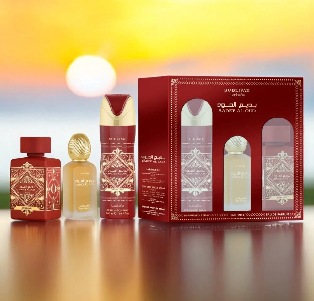 Lattafa (3 Pc Fragrance Bundle) EJAAZI, ROUAT AL OUD, & Opulent Oud outlet (ALL Mint!)