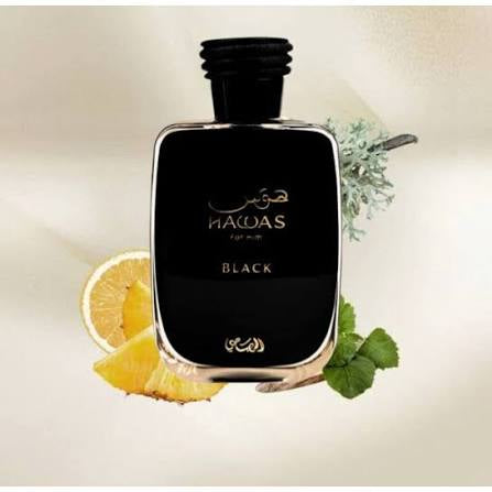 香水(ユニセックス) Rasasi Hawwas Black 100ml EDP 香水(ユニセックス
