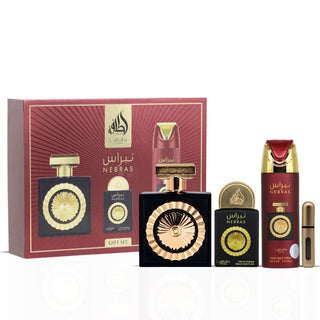 GIFT SET NEBRAS WOMEN - 3 Piece Eau De Parfum Gift Set BY LATTAFA PRIDE
