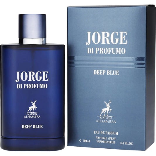 JORGE DI PROFUMO DEEP BLUE Men EDP - 100MI (3.40z) By MAISON ALHAMBRA