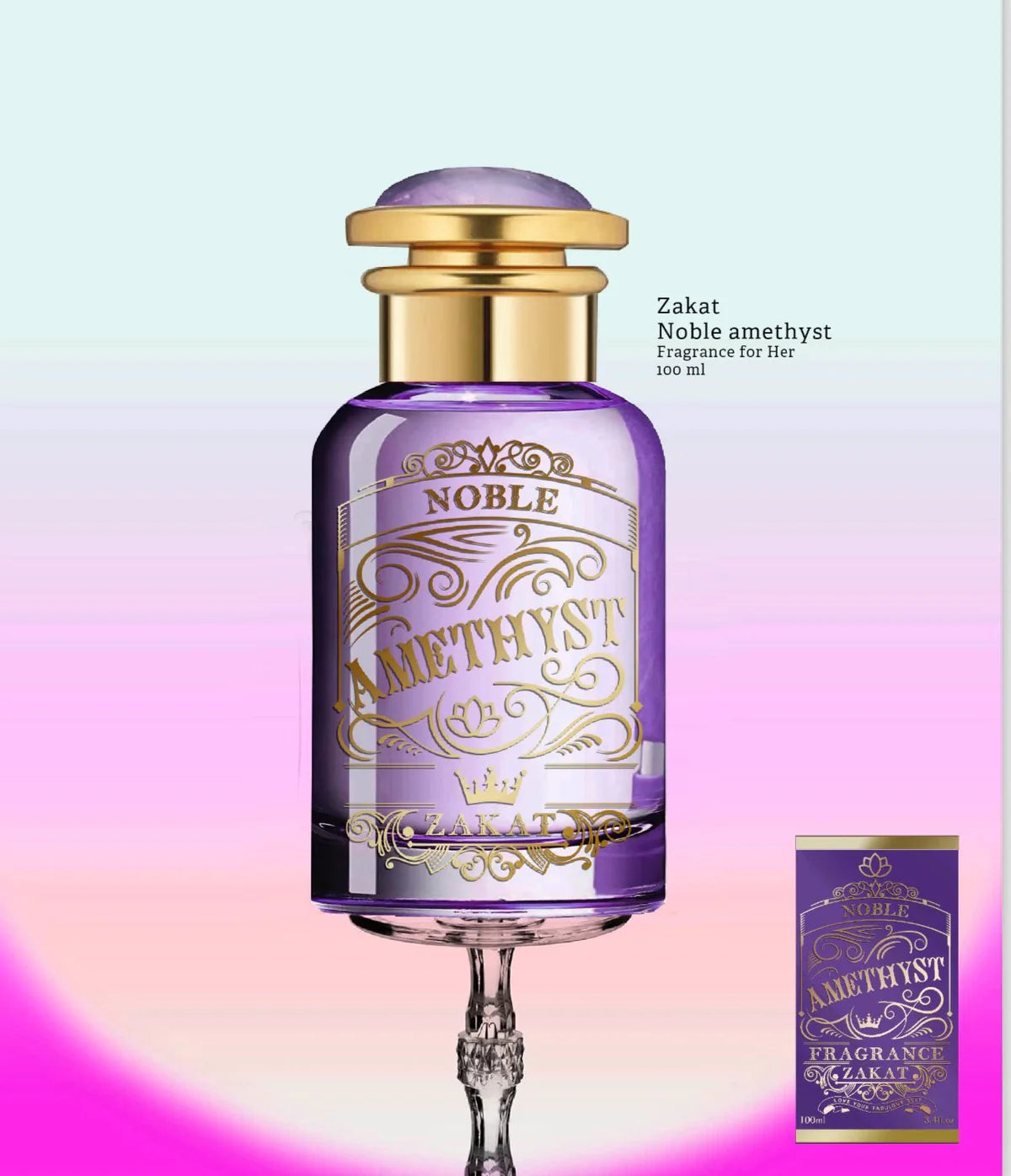 NOBLE AMETHYST UNISEX EDP - 100ML (3.40z) by ZAKAT