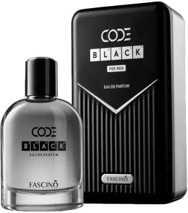 CODE BLACK Men EDP - 100MI (3.40z) By Fascino
