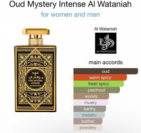 OUD MYSTERY MEN EDP - 100 ML (3.4OZ) BY AL WATANIAH