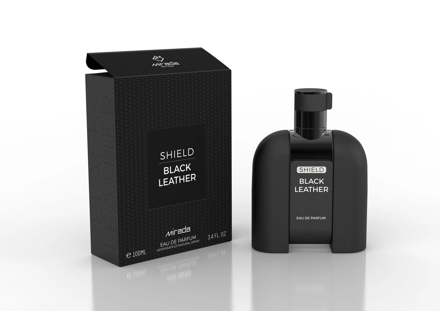 SHIELD BLACK LEATHER EDP - 100MI (3.40z) By Mirada