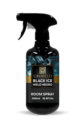 BLACK ICE HIELO NEGRO ROOM SPRAY - 500ML (16.8oz) BY CAVAYELO