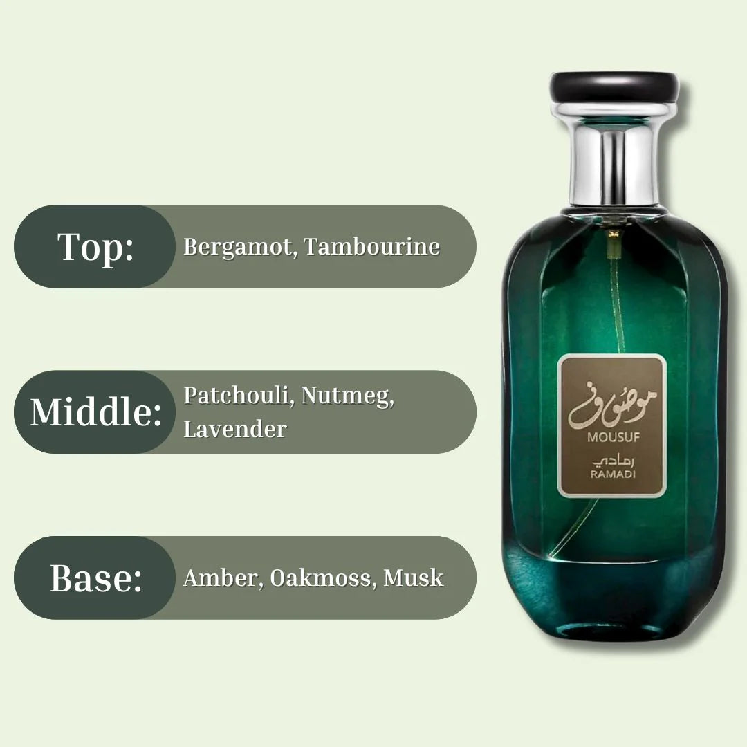 MOUSUF RAMADI MEN EDP - 100ML (3.4oz) BY ARD AL ZAAFRAN