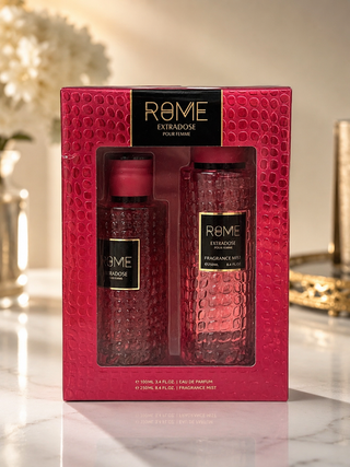 2 PIECE SET ROME EXTRADOSE FEMME EDP - 3.4OZ + 8.4OZ BY BHARARA