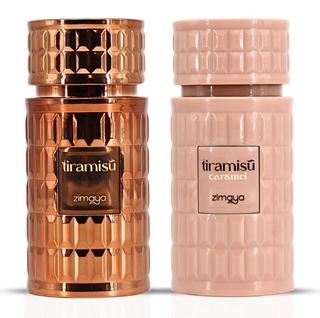 Tiramisu Coco & Tiramisu Caramel Eau De Parfum Sprays 100ML (3.4 OZ) By Zimaya | A Sweet, Indulgent Bundle For Those Who Love Cozy, Dessert-Inspired Scents. (Bundle)