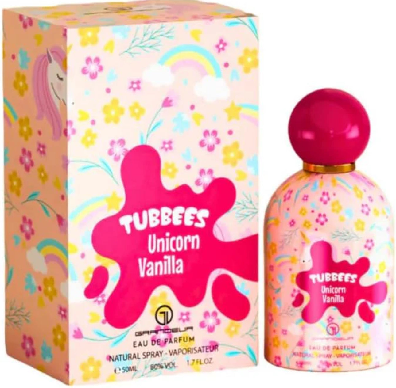 TUBBEES Eau De Parfum For Kids And Women SET OF 6 PERFUMES 50Ml 1.7Oz By Grandeur