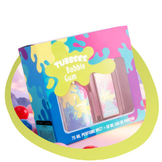 GIFT SET TUBBEES BUBBLE GUM 50ML + 75ML PERFUME MIST