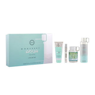 ARMAF SET ODYSSEY AQUA 4PC M EDP 3.4OZ