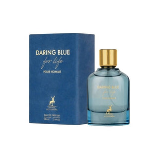 DARING BLUE FOR LIFE HOMME MEN EDP- 100ML (3.40z) BY MAISON ALHAMBRA