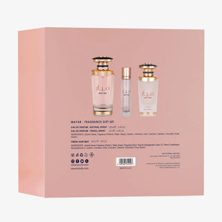 LATTAFA MAYAR 3 PCS GIFTSET WITH 100ML EDP + 12ML TRAVEL SPRAY + 50ML HAIRMIST