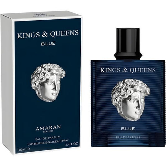 KINGS & QUEENS BLUE MEN EDP - 100MI (3.40z) By AMARAN