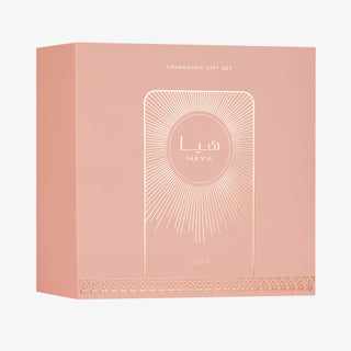 LATTAFA HAYA 3 PCS GIFTSET WITH 100ML EDP + 12ML TRAVEL SPRAY + 50ML HAIRMIST