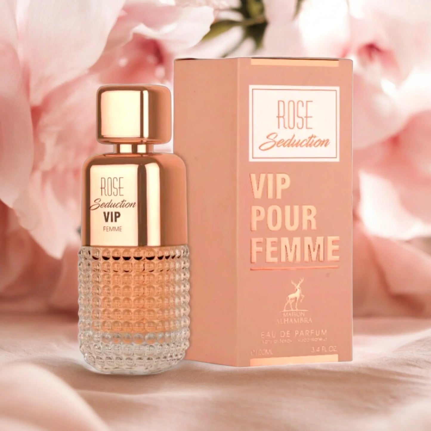 ROSE VIP FEMME WOMEN EDP- 100ML (3.40z) By Alhambra