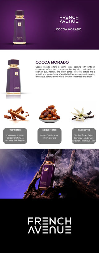 CACAO MORADO UNISEX EDP - 100ML (3.4oz) POR LA AVENIDA FRANCESA