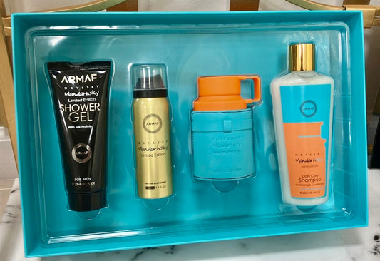 ARMAF SET ODYSSEY MANDARIN 4PC M EDP 3.4OZ