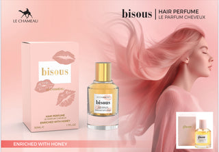 PERFUME PARA EL CABELLO BESOS CON MIEL - 50 ML DE LE CHAMEAU