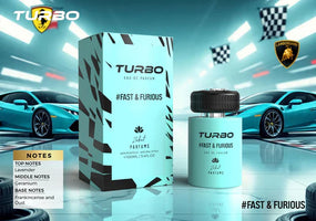 TURBO FAST & FURIOUS + #GTS 100Ml (3.4oz) BY ZAKAT | SPORTY FRESH BUNDLE FOR HIM
