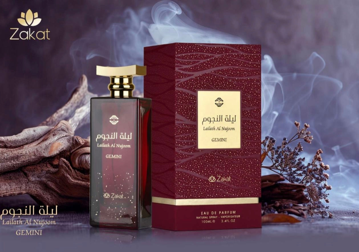 LAILATH AL NUJOON GEMENI- EDP (3.4oz) 100ML BY ZAKAT – Oriental Aromas