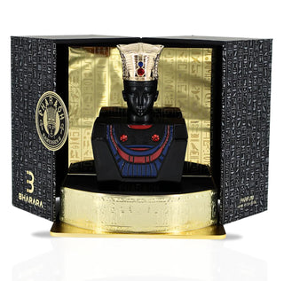 Pharaoh Ramsés II Eau De Parfum Spray 100ML (3.4 OZ) de BHARARA | Audaz, picante y profundamente ahumado con un acabado lujoso de oud, cuero y vainilla.