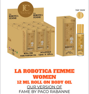1 PIECE LA ROBOTICA WOMEN 12Ml Roll On Body Oil