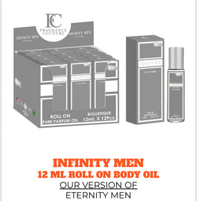 1 PIECE INFINITY MEN 12Ml Roll On Body Oil
