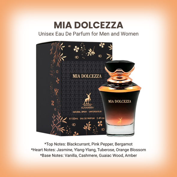 MIA DOLCEZZA WOMEN EDP - 100ML (3.4oz) BY MAISON ALHAMBRA