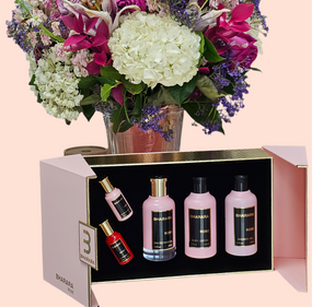 Bharara ROSE - Set de regalo de lujo (5 unidades, 3,4 oz)