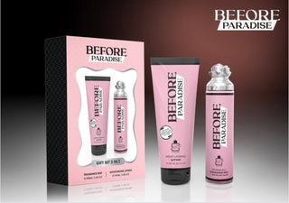 BEFORE PARADISE FRAGRANCE MIST + LOTION GIFT SET 2 IN 1 - 100ML (3.40z) BY MILESTONE