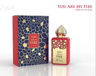 YOU ARE MY FIRE ROUGE UNISEX - EDP 100ML (3.4oz) BY ZAKAT