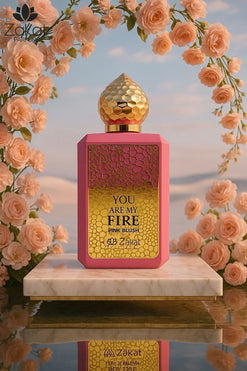 YOU ARE MY FIRE PINK BLUSH - EDP 100ML (3.4oz) BY ZAKAT