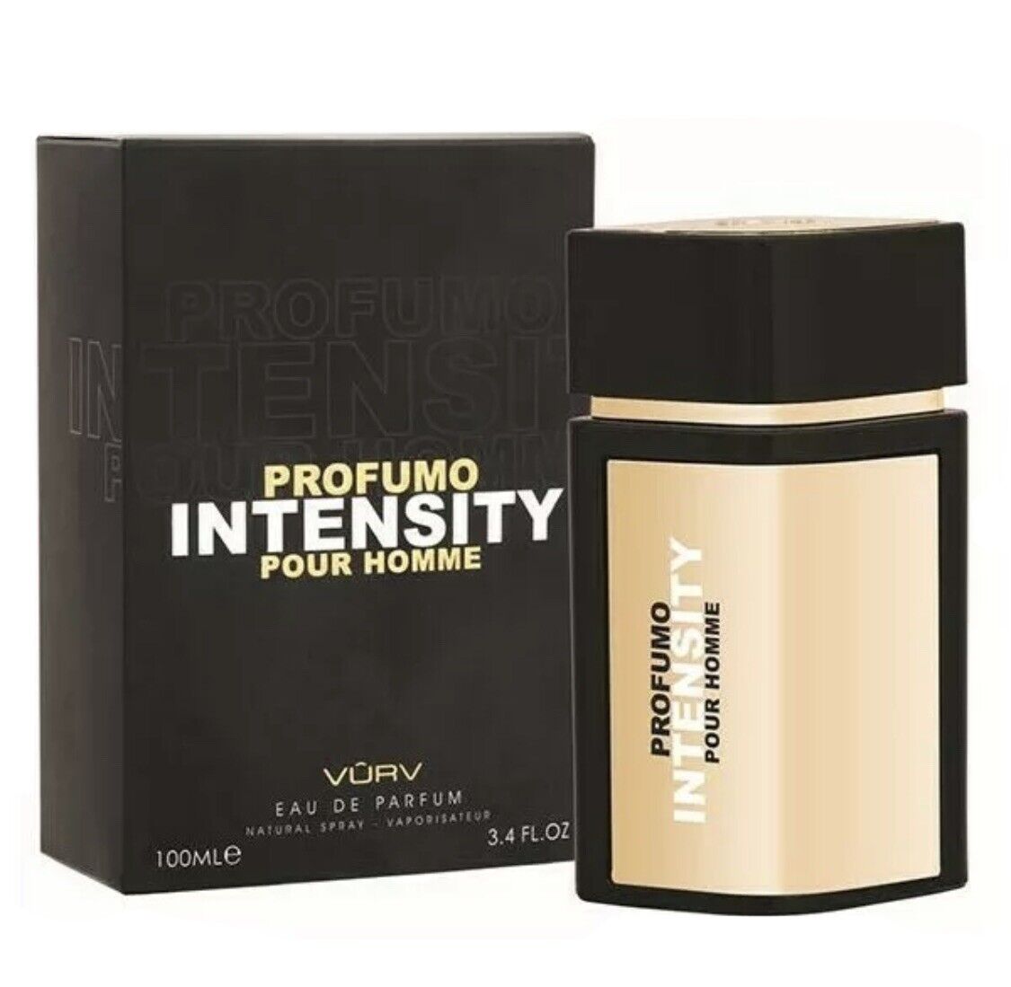 PROFUMO INTENSITY GOLD POUR HOMME EDP - 100ML (3.4oz) By VÜRV