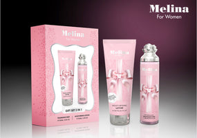 MELINA FRAGRANCE MIST + LOTION GIFT SET 2 IN 1 - 100ML (3.40z) BY EMPER