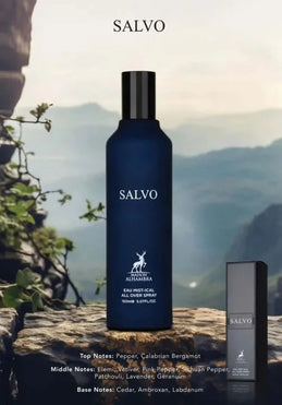 SALVO MEN ALL OVER MIST & HAIR SPRAY 150ml (5.07oz)
