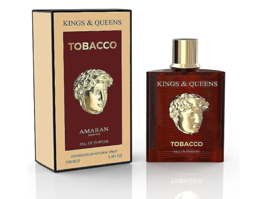 KINGS & QUEENS TOBACCO MEN EDP - 100ML (3.4oz) BY AMARAN