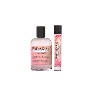 SET PARADISE BY STALLION 53 WOMEN (2pc) EDP SP - 100ml (3.4oz) & 20ml (0.68oz) By Emper