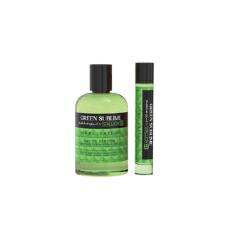 SET GREEN SUBLIME BY STALLION 53 UNISEX (2pc) EDP SP - 100ml (3.4oz) & 20ml (0.68oz) By Emper