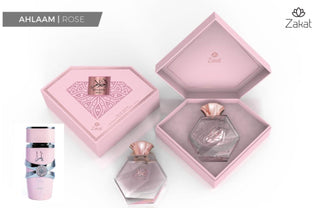 AHLAAM ROSE WOMEN EDP - 100ML (3.4oz) BY ZAKAT (DIAMANTE)