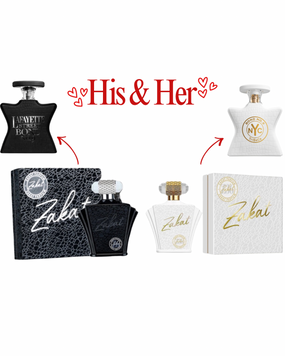 HIS & HERS Collection 100ML (3.4 OZ) | By ZAKAT Long-Lasting · Luxurious · Enchanting Scents (ELEGANCE BUNDLE)