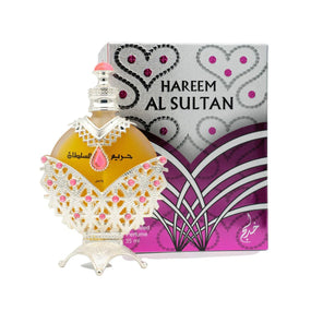 Hareem Sultan SILVER - Aceite de perfume unisex concentrado de 38 ml de Khadlaj Perfumes