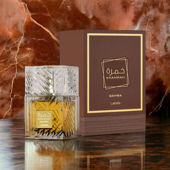 香水(ユニセックス) Lattafa Khamrah Qahwa perfume edp 100ml Khamrah Qahwa Eau de Parfum Spray 100ml (3.4 oz) by Lattafa