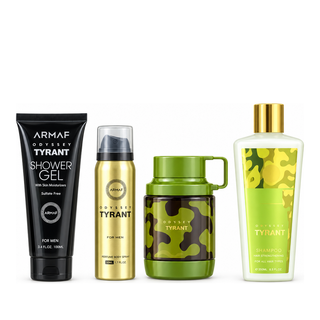 ARMAF SET ODYSSEY TYRANT 4PC M EDP 3.4OZ