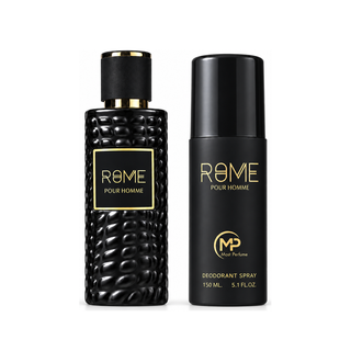 2 PIECE SET ROME MEN EDP - 3.4OZ + 5.0 OZ Deo BY BHARARA