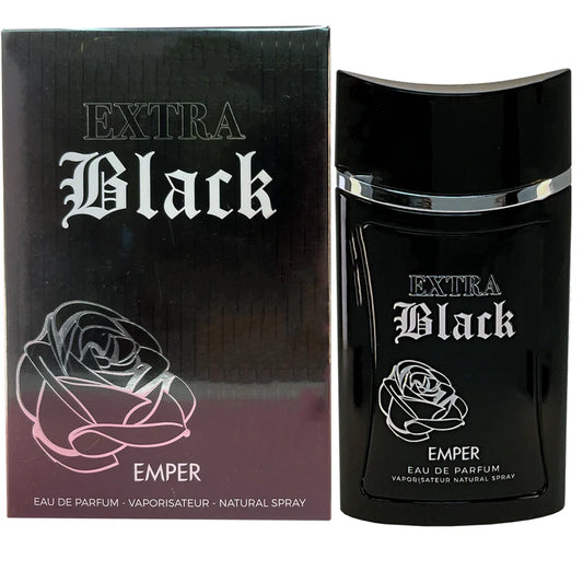 EXTRA BLACK Men EDP - 100MI (3.40z) By Emper