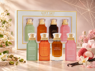 Shop gift sets and combos: Gulf Orchid Flirt Edition gift set with Halloween spiderwebs