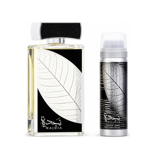 NAJDIA - EDP 100ML (3.4oz) + 1.7 oz / 50 ml Deodorant Spray
BY LATTAFA