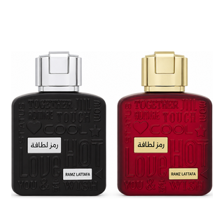 RAMZ GOLD & RAMZ SILVER FOR MEN By LATTAFA 100ML (3.4 OZ) | Exquisite Fragrance For Him (BUNDLE)