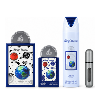 GIFT SET ART OF UNIVERSE UNISEX - 3 Piece Eau De Parfum Gift Set BY LATTAFA PRIDE